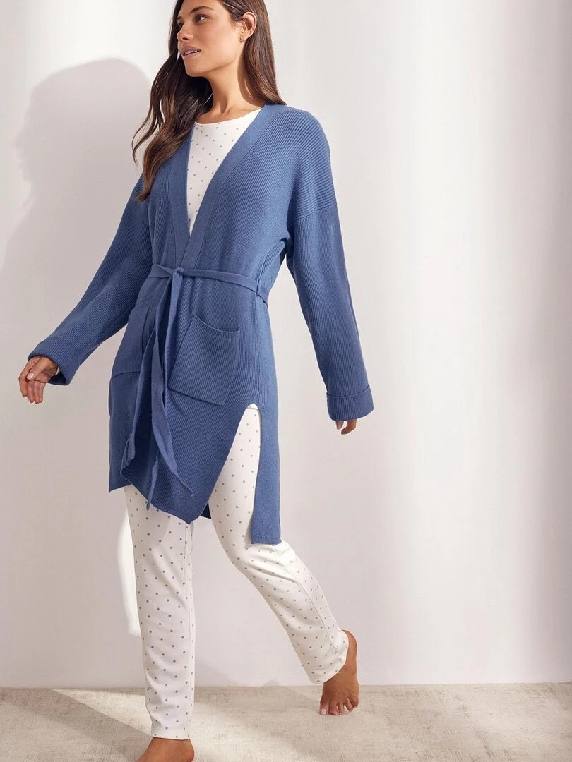 Cardigan veste d'intérieur Complementos   Bleu