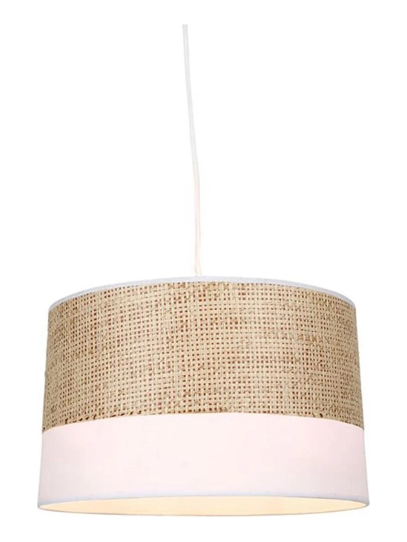 Suspension effet naturel blanc D35   Blanc
