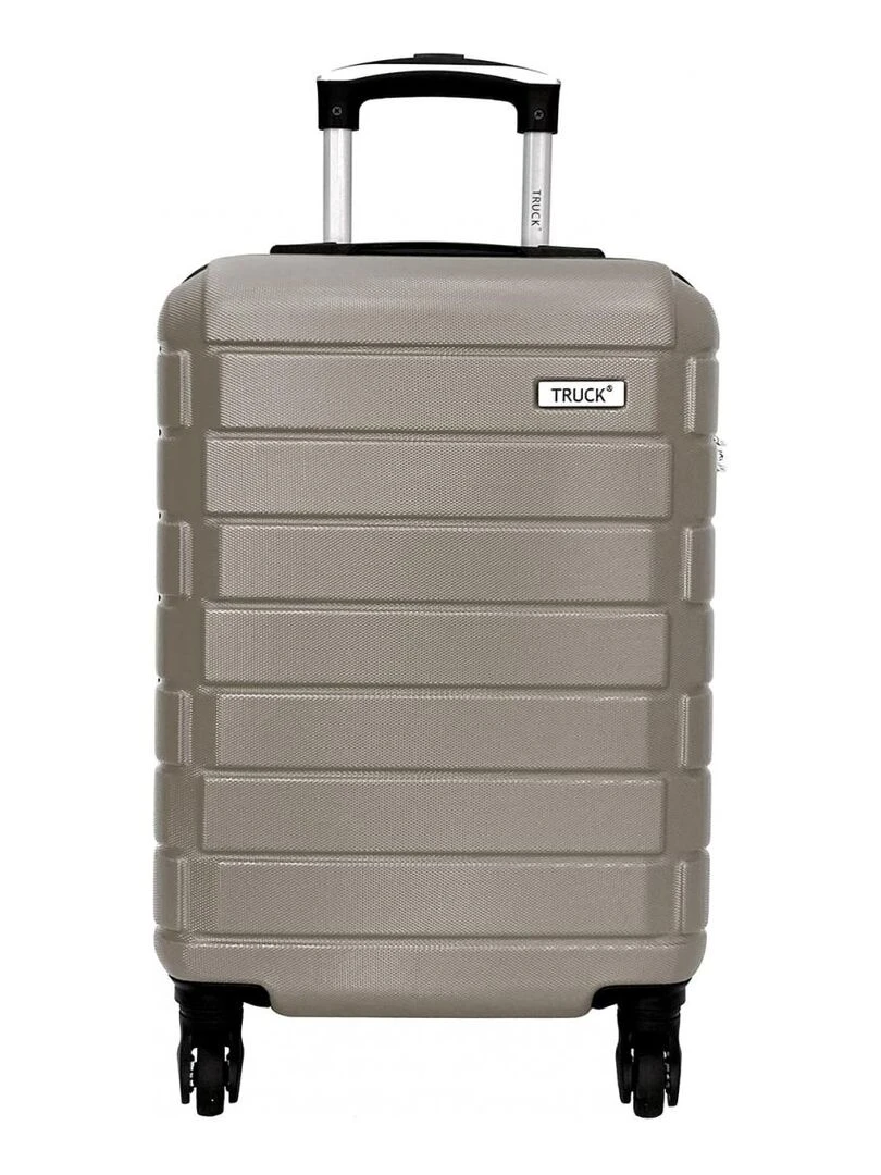 Valise cabine passe partout rigide 55cm ABS Beige