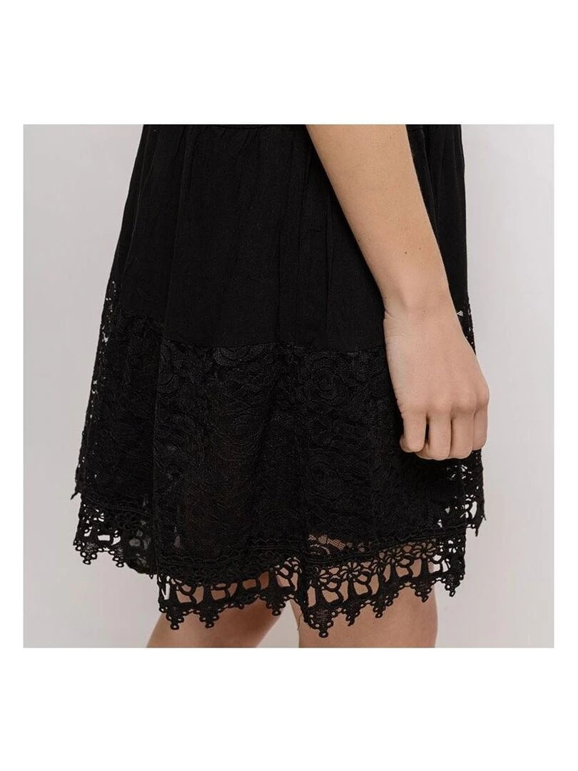 Robe en dentelle noire Noir