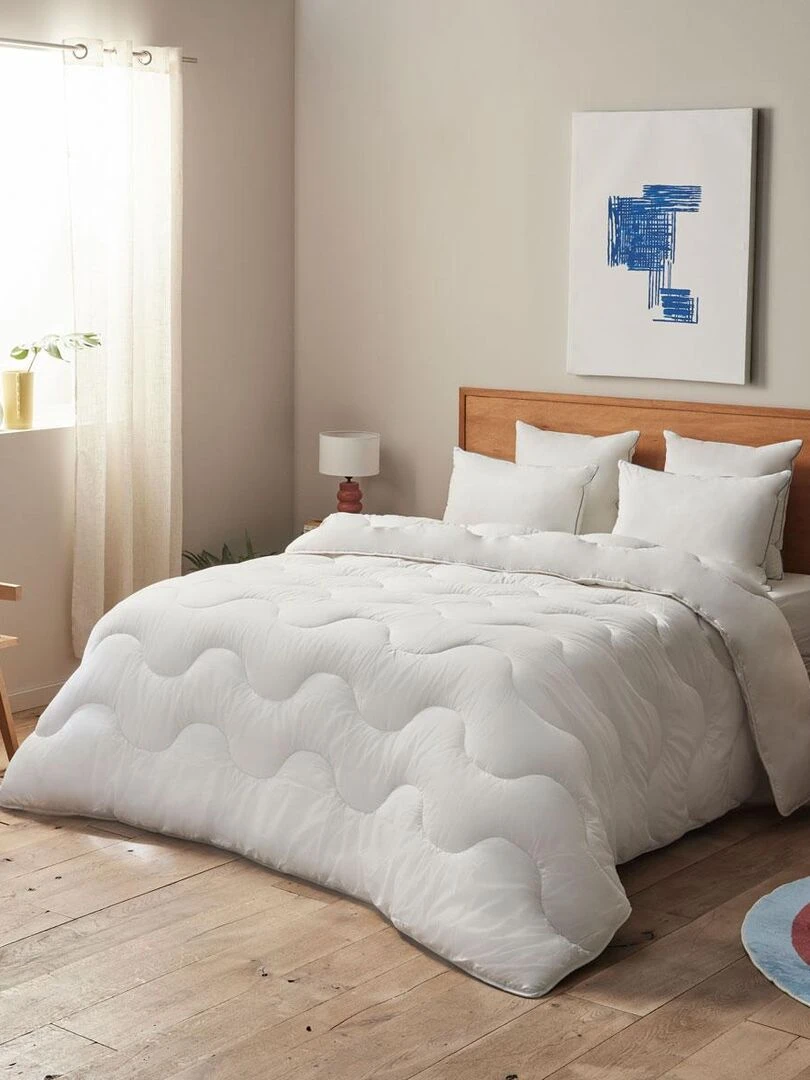DUNLOPILLO Couette Lovely Night Chaude Blanc