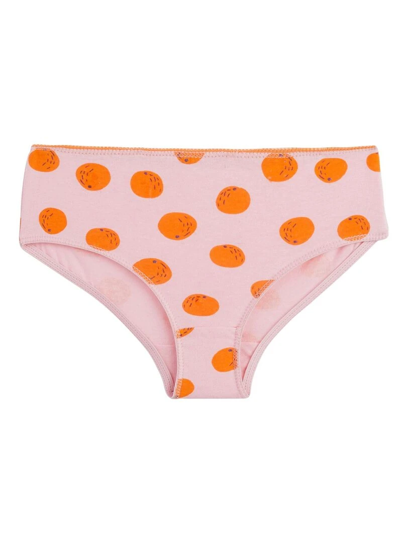 Lot de 3 culottes fille Samba Orange