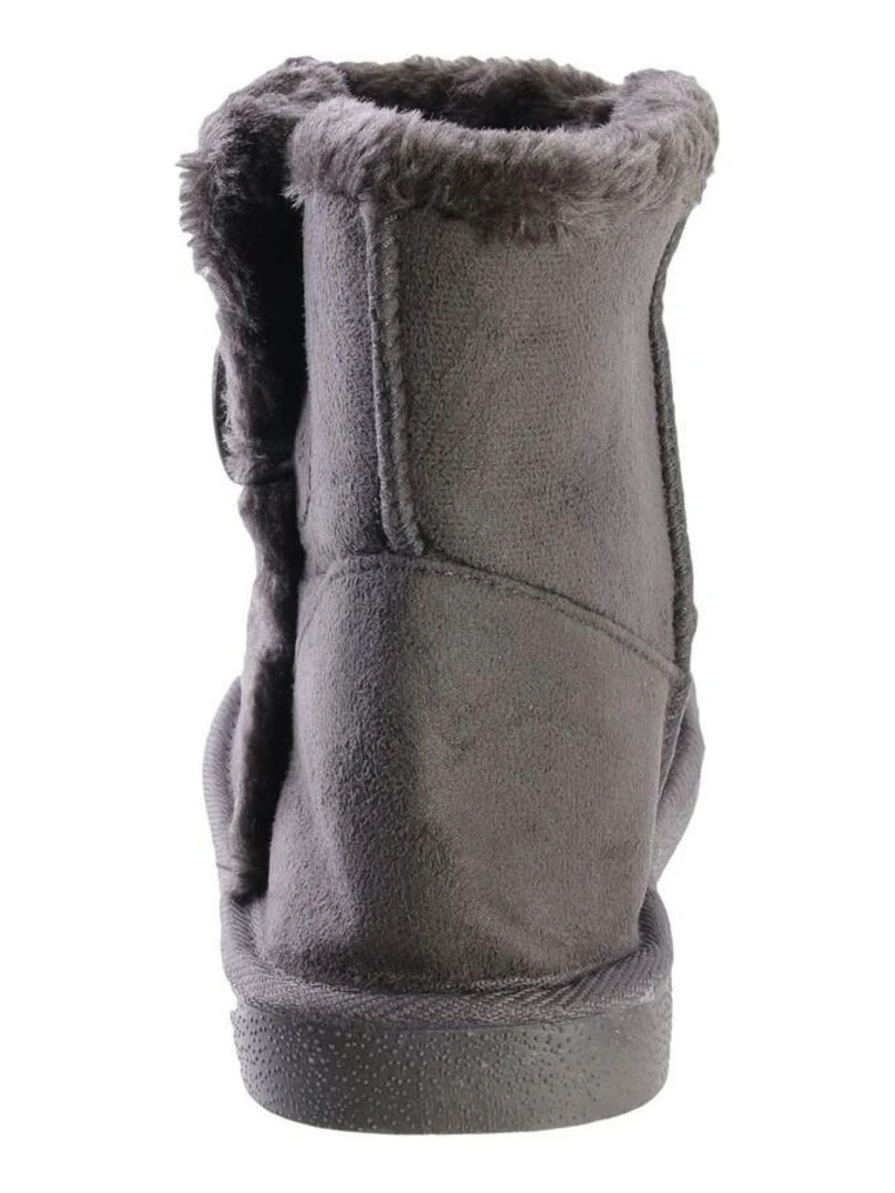 Bottines fourrées gris 36/37   Gris