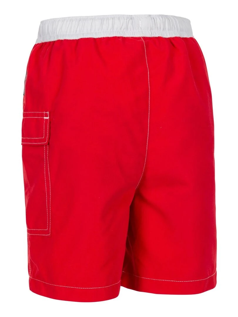 Trespass Short de bain DEPTHS Rouge