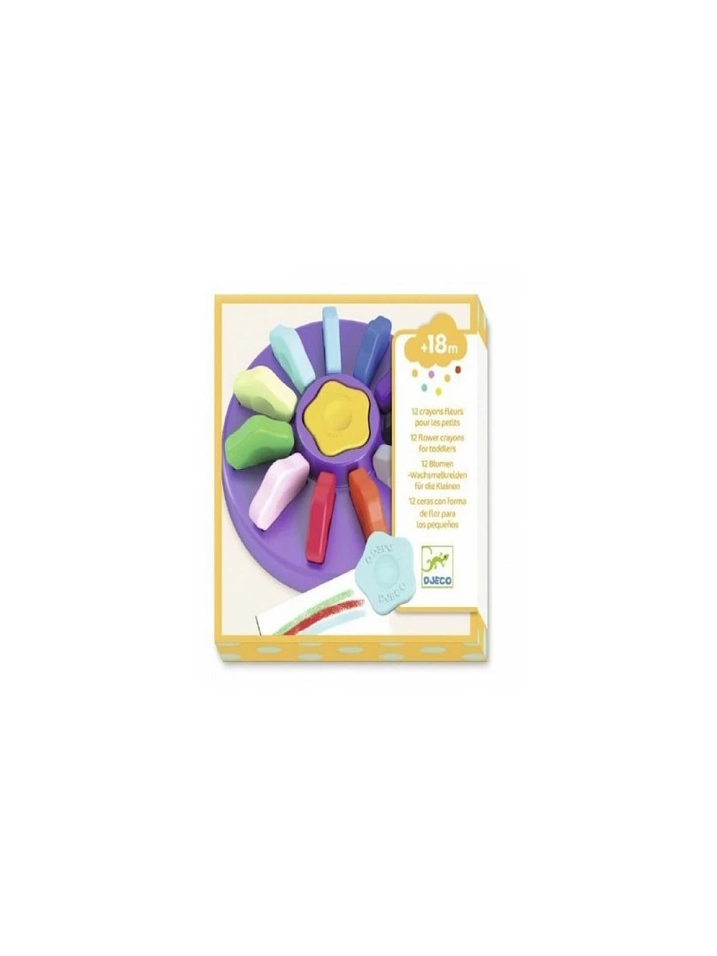 12 Crayons Fleurs Pour Les Petits N/A