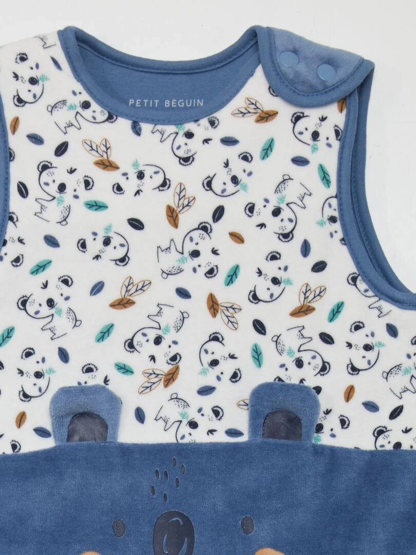 Gigoteuse en polaire 'Petit Béguin'   TOG 3   Bleu