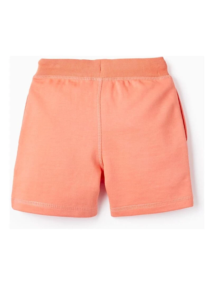 Short en Coton pour Bébé Garçon Rose
