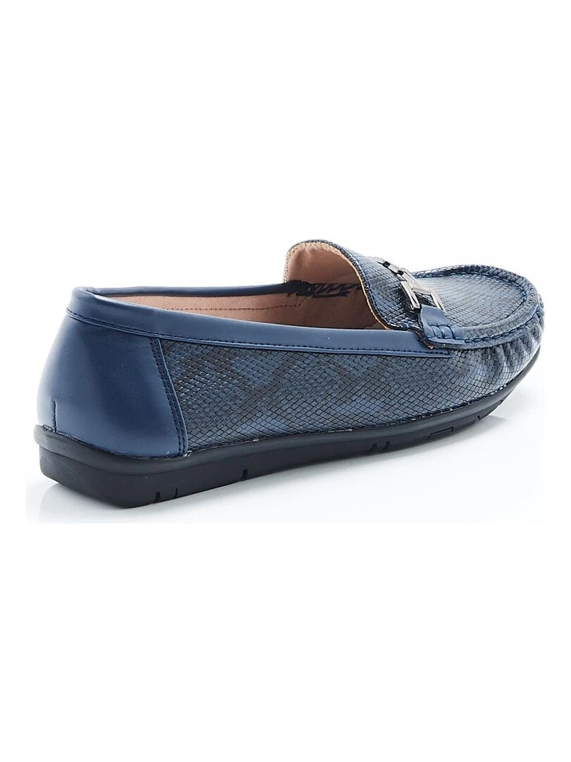 Mocassins avec boucle fantaisie   Damart   Bleu