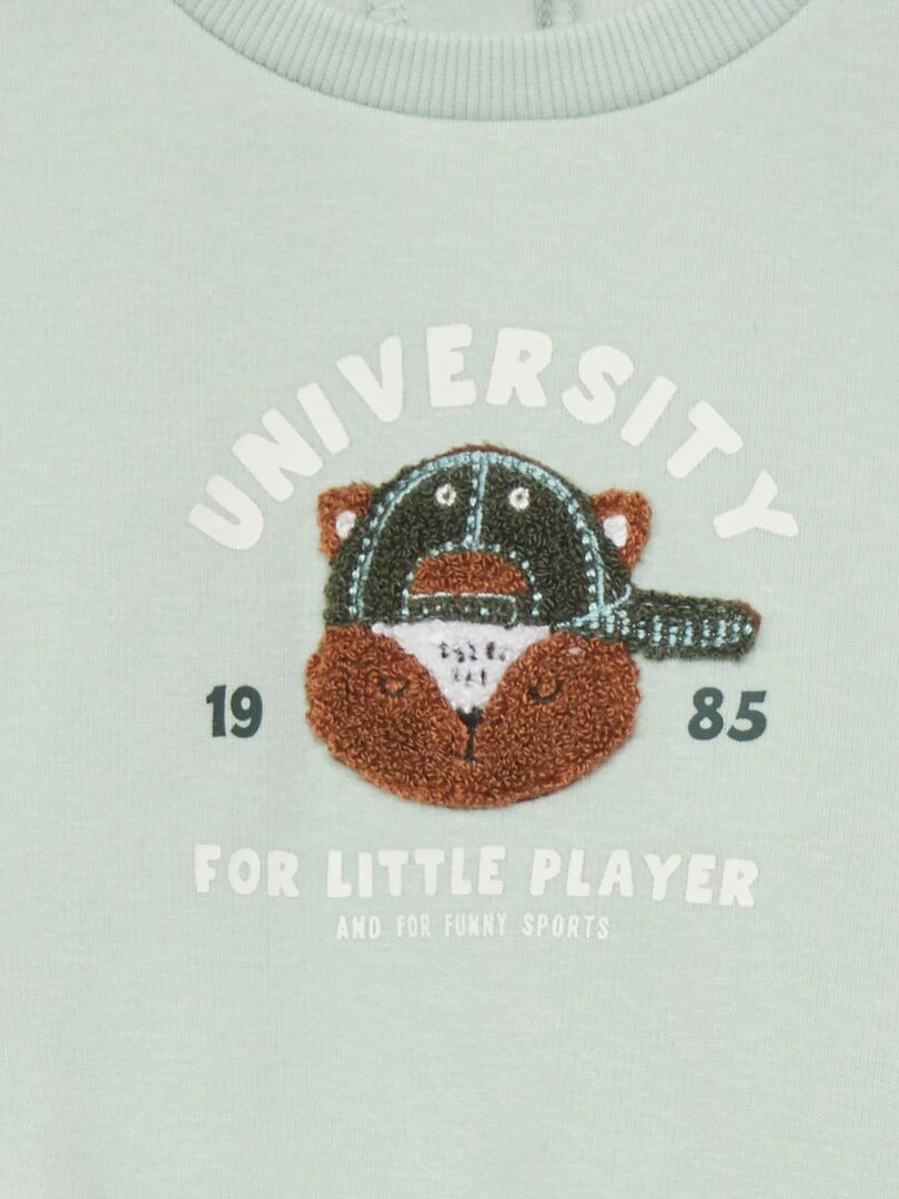 Sweat imprimé   Vert