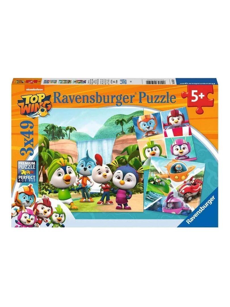 3 puzzles de 49 pièces : top wing N/A