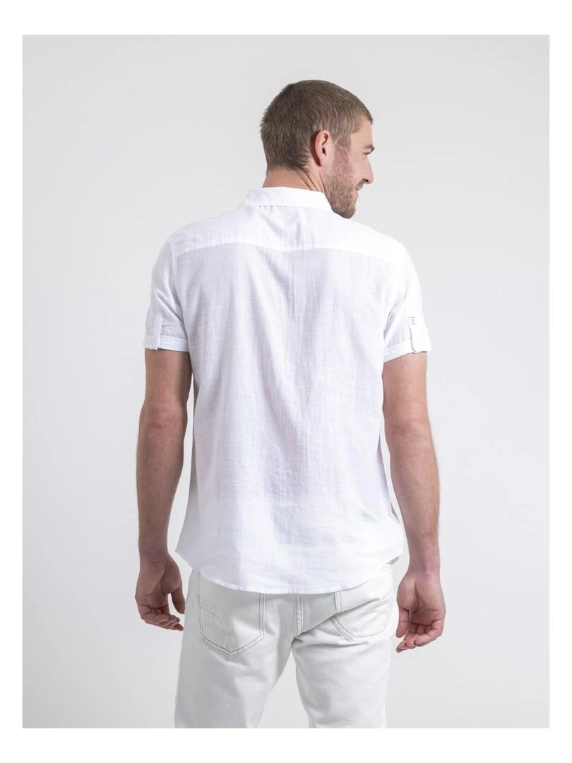 Chemise manches courtes DAPERMI Blanc