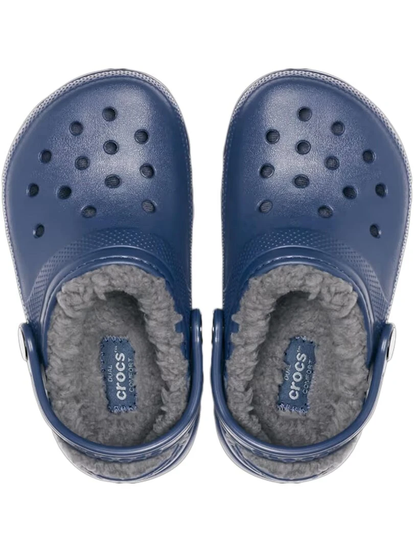 Sabot à Enfiler Crocs Classic Lined Clog K   Bleu