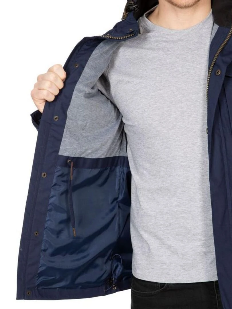 Trespass   Veste imperméable RAINTHAN   Bleu marine