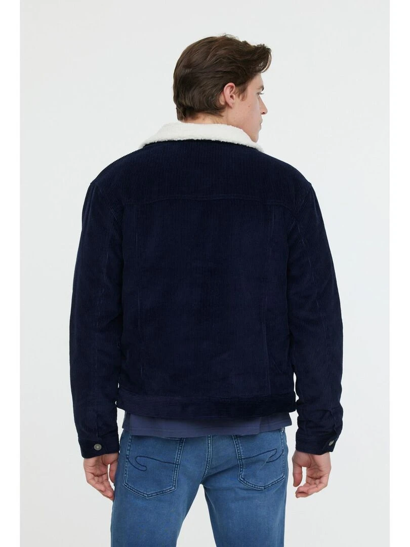 Lee Cooper   Veste manches longues coton slim FRAMY   Bleu marine