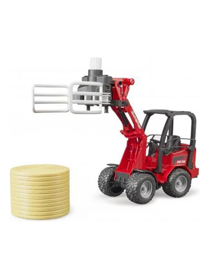 Schäffer Hoflader 2630 avec pince a ballots + 1 ballot rond   N/A