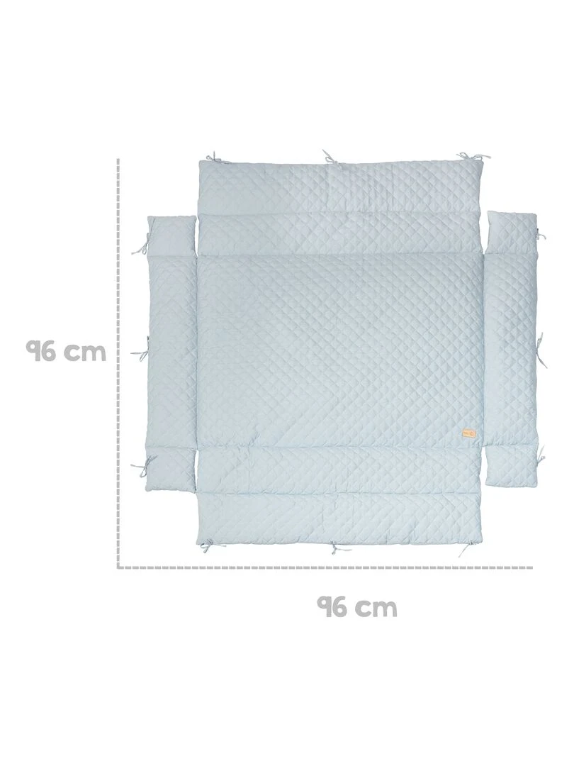 Tapis de parc rectangulaire avec bords   imperméable 'ROBA' roba Style   Bleu clair