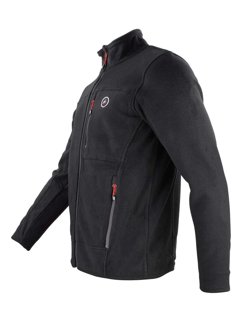 Blouson polaire homme CALONOR   PEAK MOUNTAIN   Noir Noir