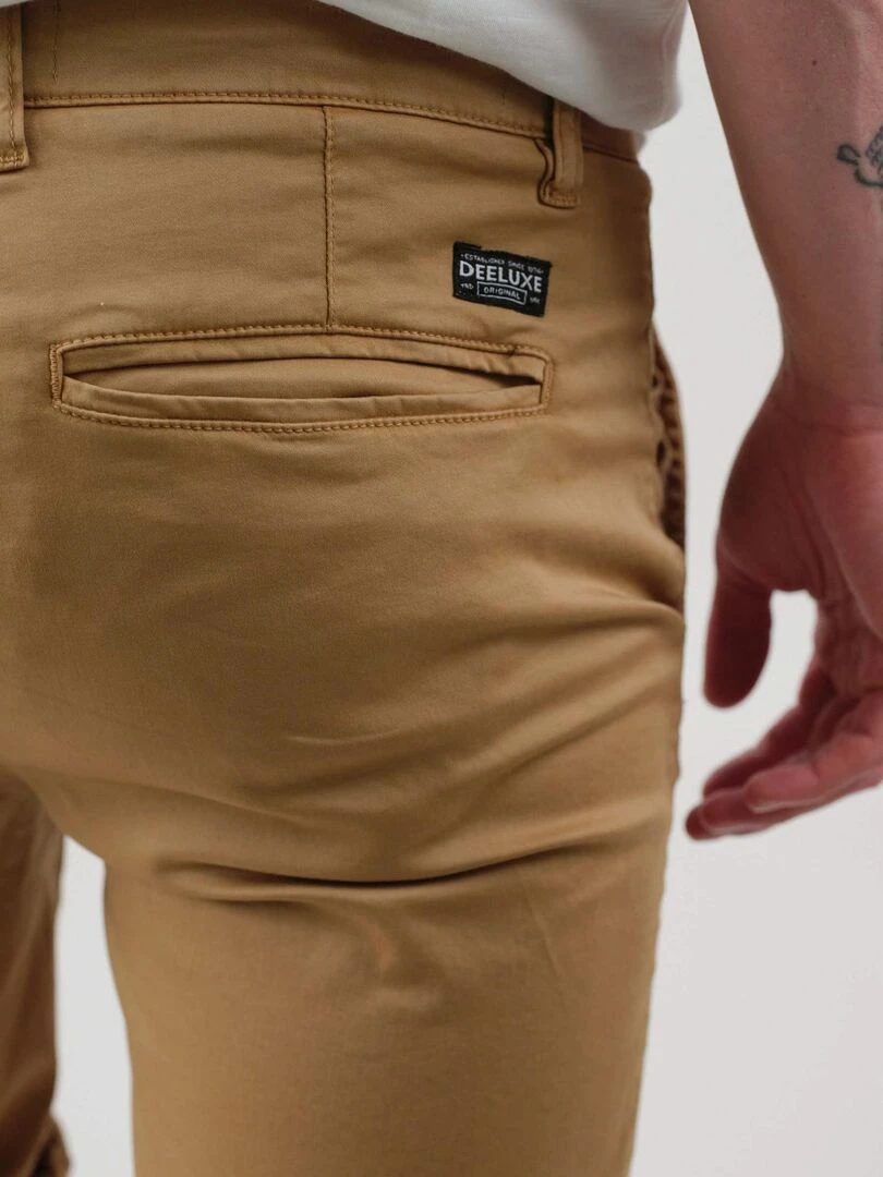Bermuda pour homme avec poche à l'italienne 'Deeluxe'   Marron cappuccino