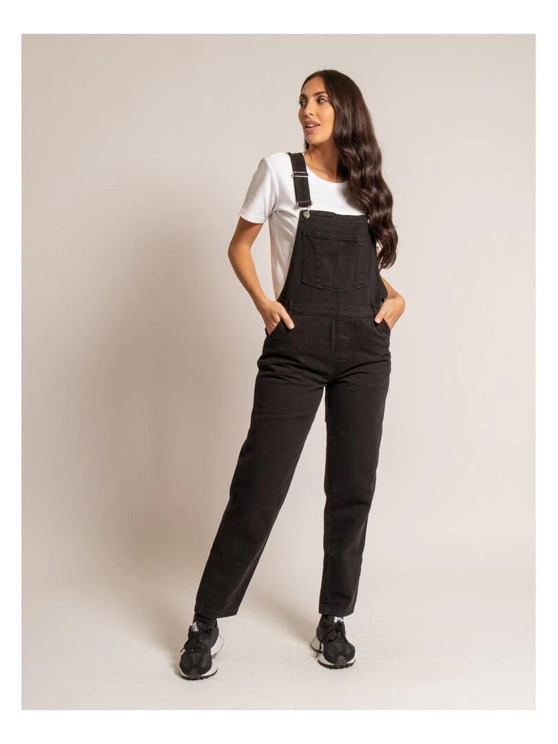 Salopette en denim ELVINE   Noir