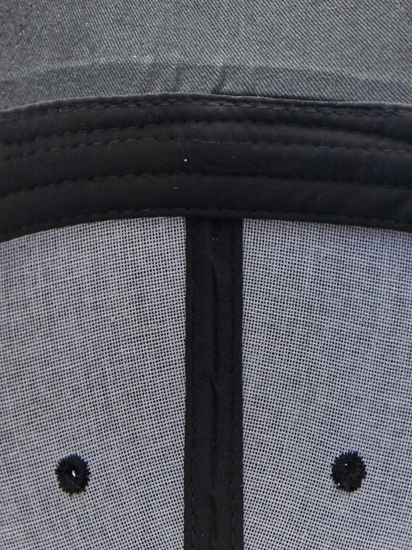 Casquette en toile unie   noir