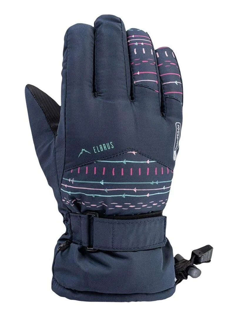 Elbrus Gants de ski Bleu marine