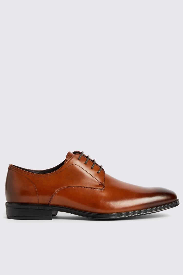 John White Alberta Tan Performance Derby Shoes   Buy Online at Moss