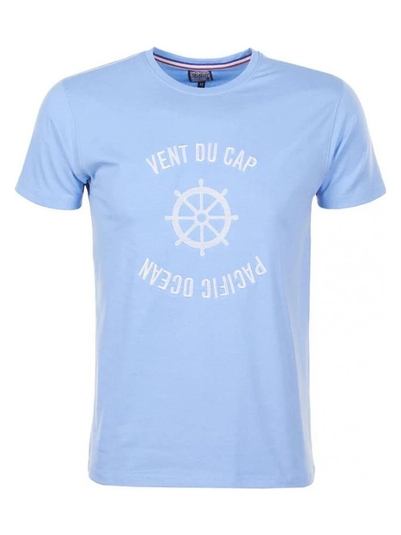 T shirt manches courtes homme CHERYL VENT DU CAP Bleu ciel