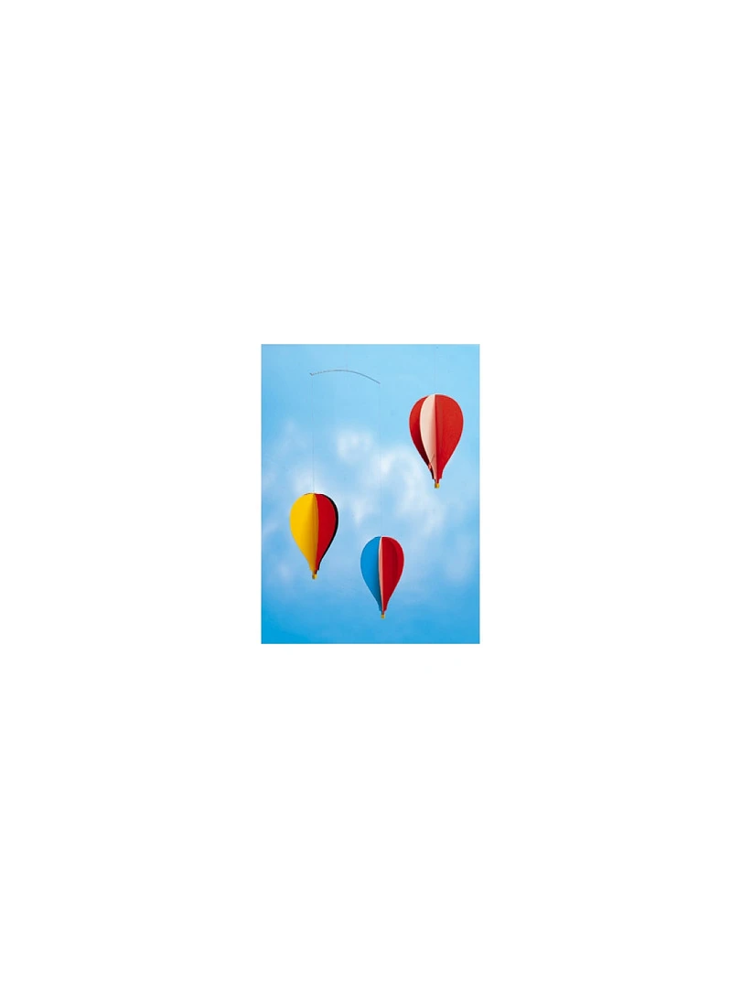 'flensted Mobiles' 3 Montgolfières Bleu