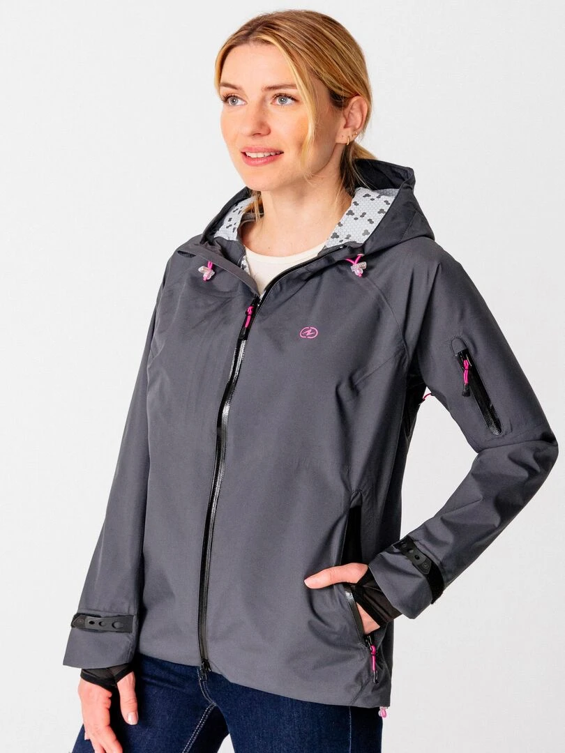 Coupe vent imperméable 10000 femme   DamartSport   gris anthracite