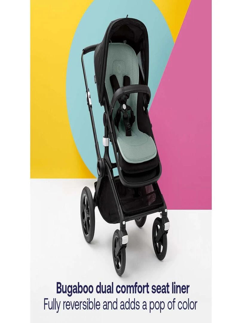 Coussin confort réversible NUIT NOIRE pour poussette Bugaboo Noir