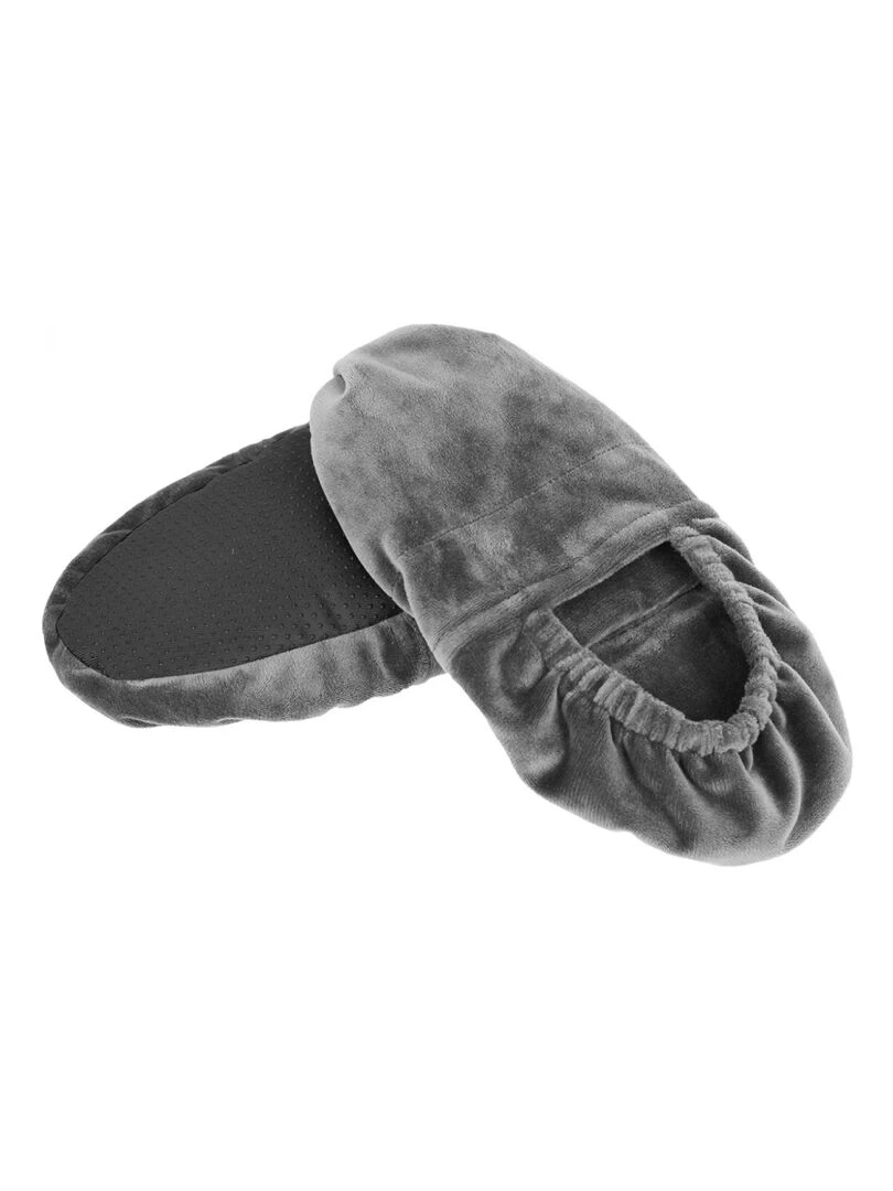 Chaussons chauffants universels   Vivezen   Gris