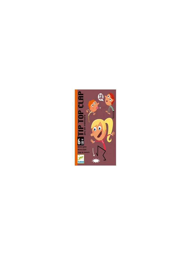 Jeu De Cartes De Memoire Tip Top Clap N/A