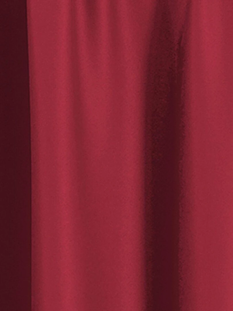 Rideau occultant uni grande largeur   Rouge