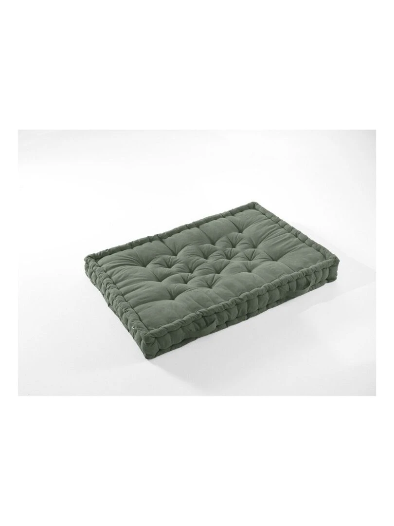 Matelas palette Kala romarin coton Vert