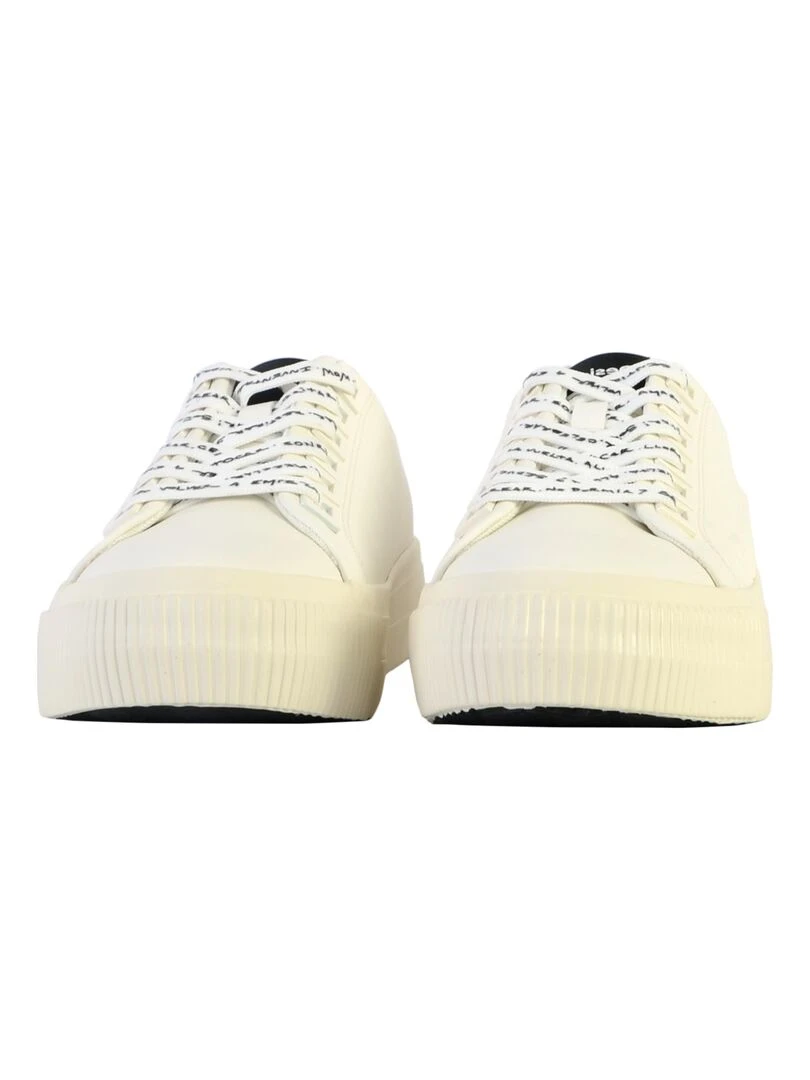 Basket à Lacets Desigual Street Half Logo   Blanc