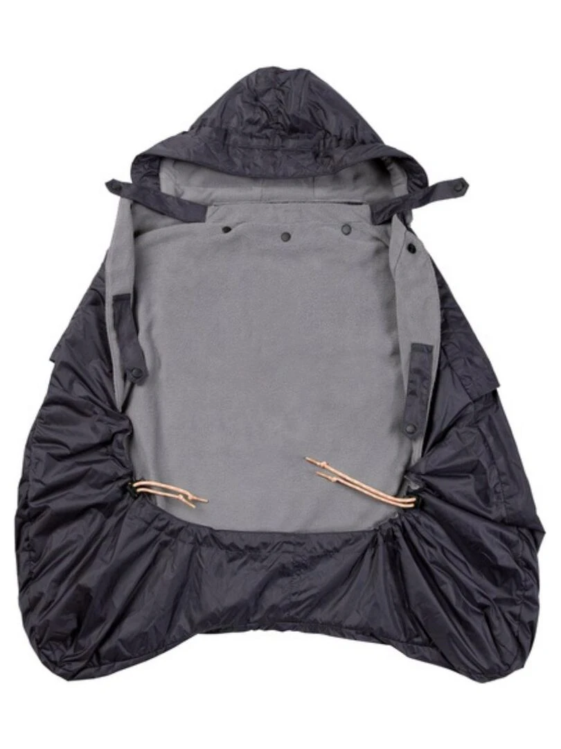 Imperméable Cocon hiver gris charbon pour porte bébé Gris