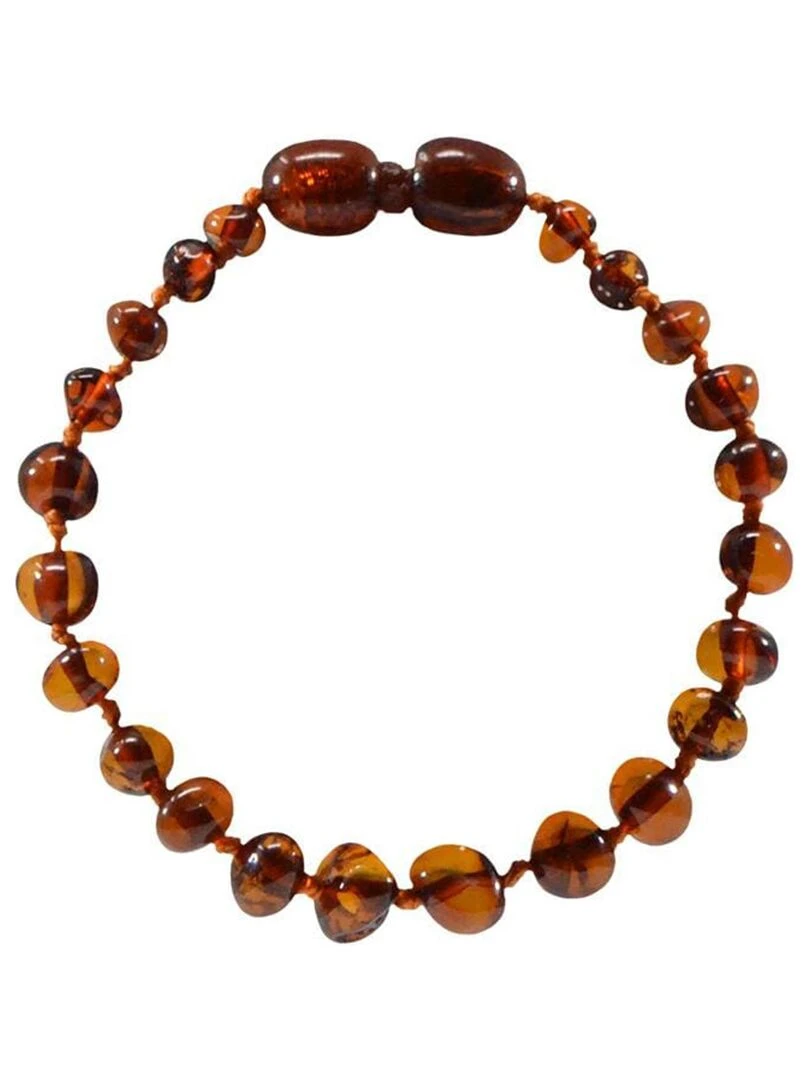 Bracelet Bébé Ambre Cognac Marron