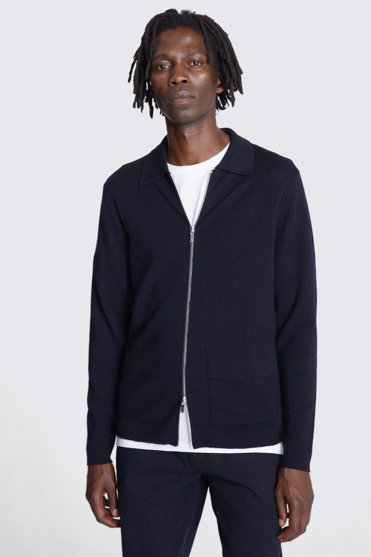 White Merino Mock-Neck Jumper   Buy Online at Moss
