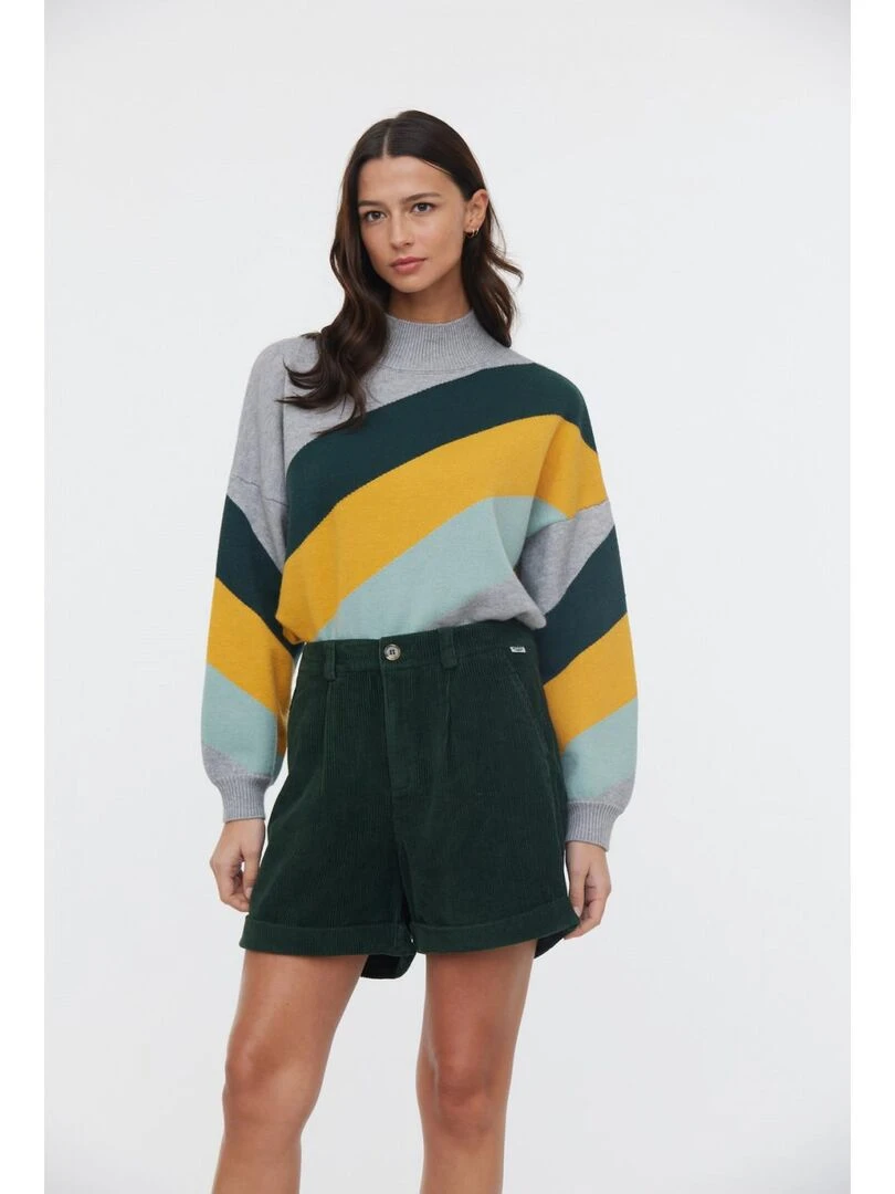 Lee Cooper Short coton regular NOLY Vert