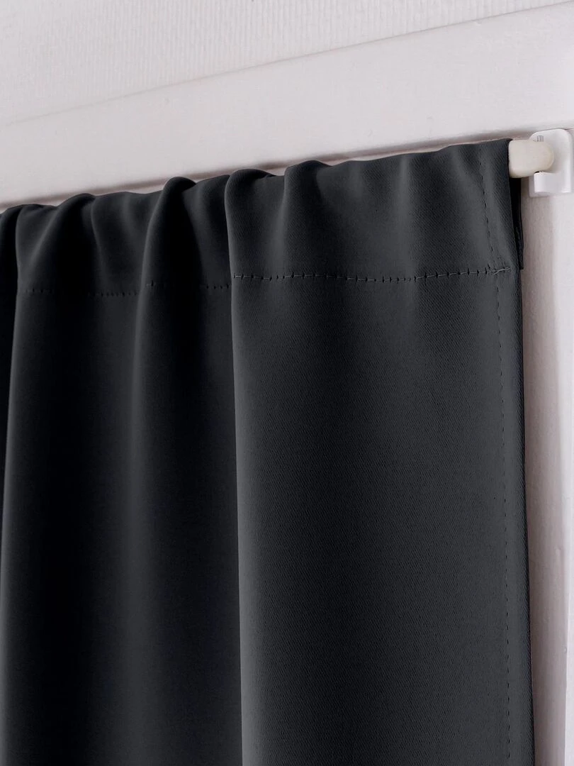 Rideau de porte occultant   Gris foncé