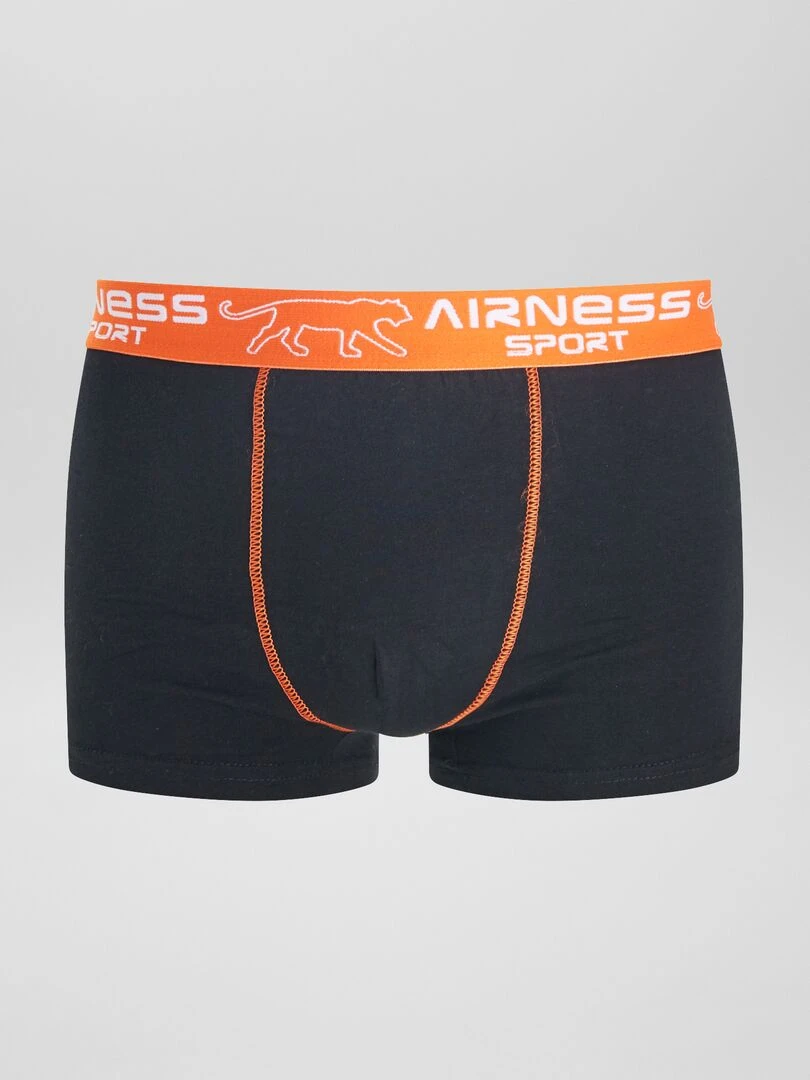 Lot de 3 boxers 'Airness' avec ceinture   Noir