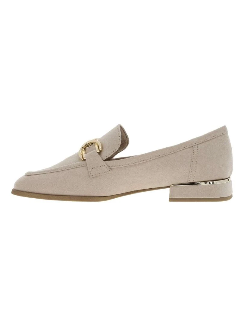 MARCO TOZZI   Mocassins talon plat   Beige