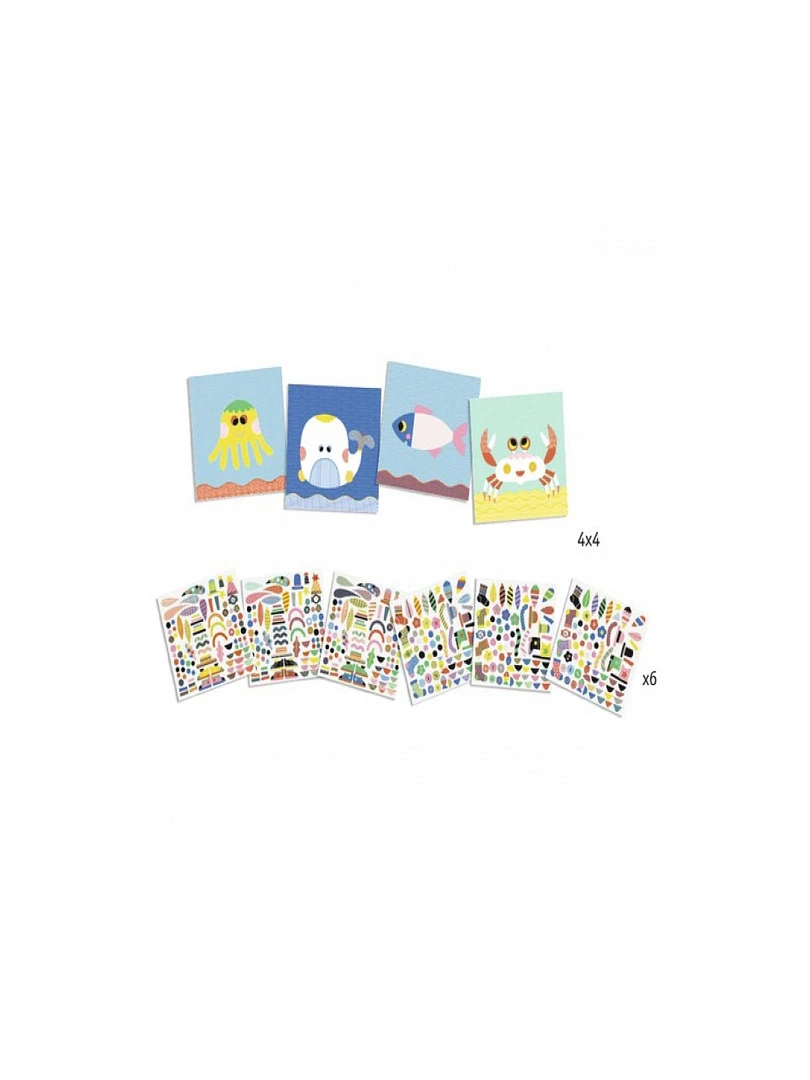 Creer Des Animaux Marins Avec Des Stickers N/A