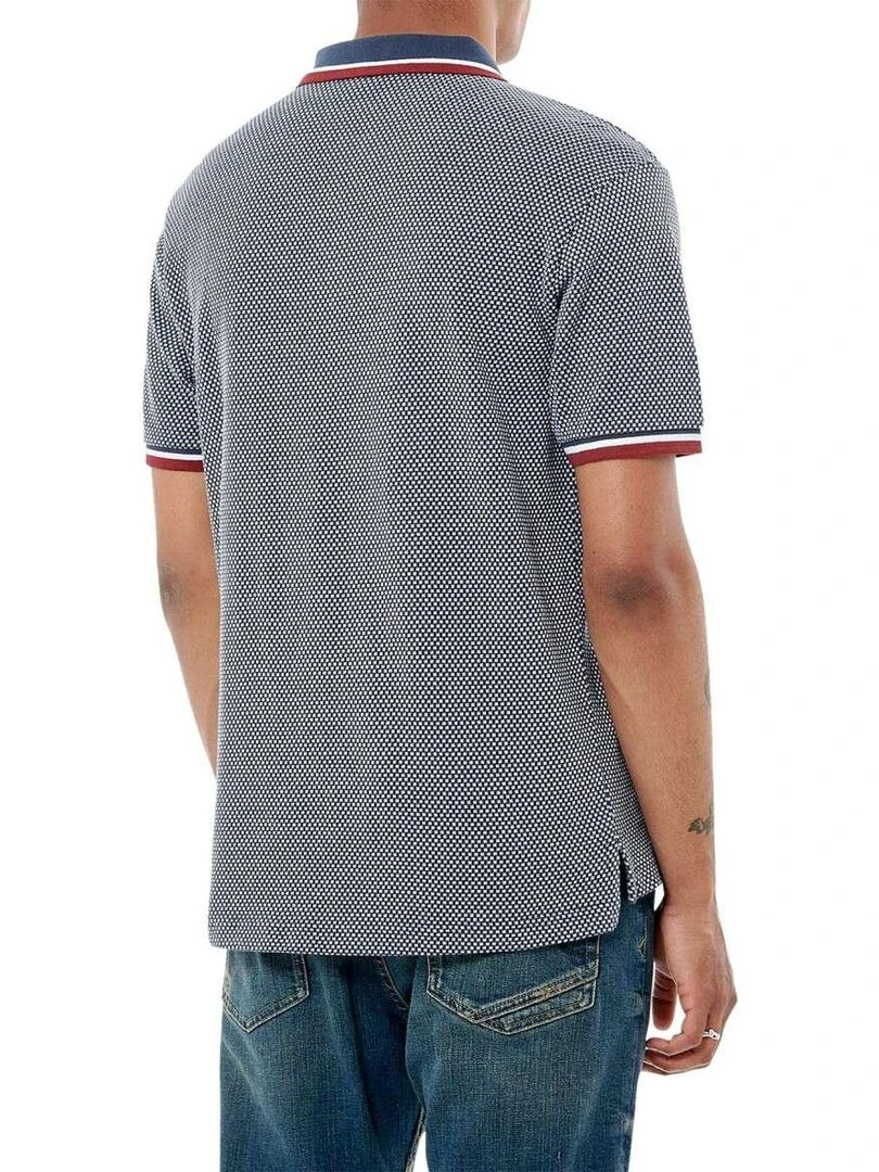 KAPORAL Polo en maille piquée Bleu marine
