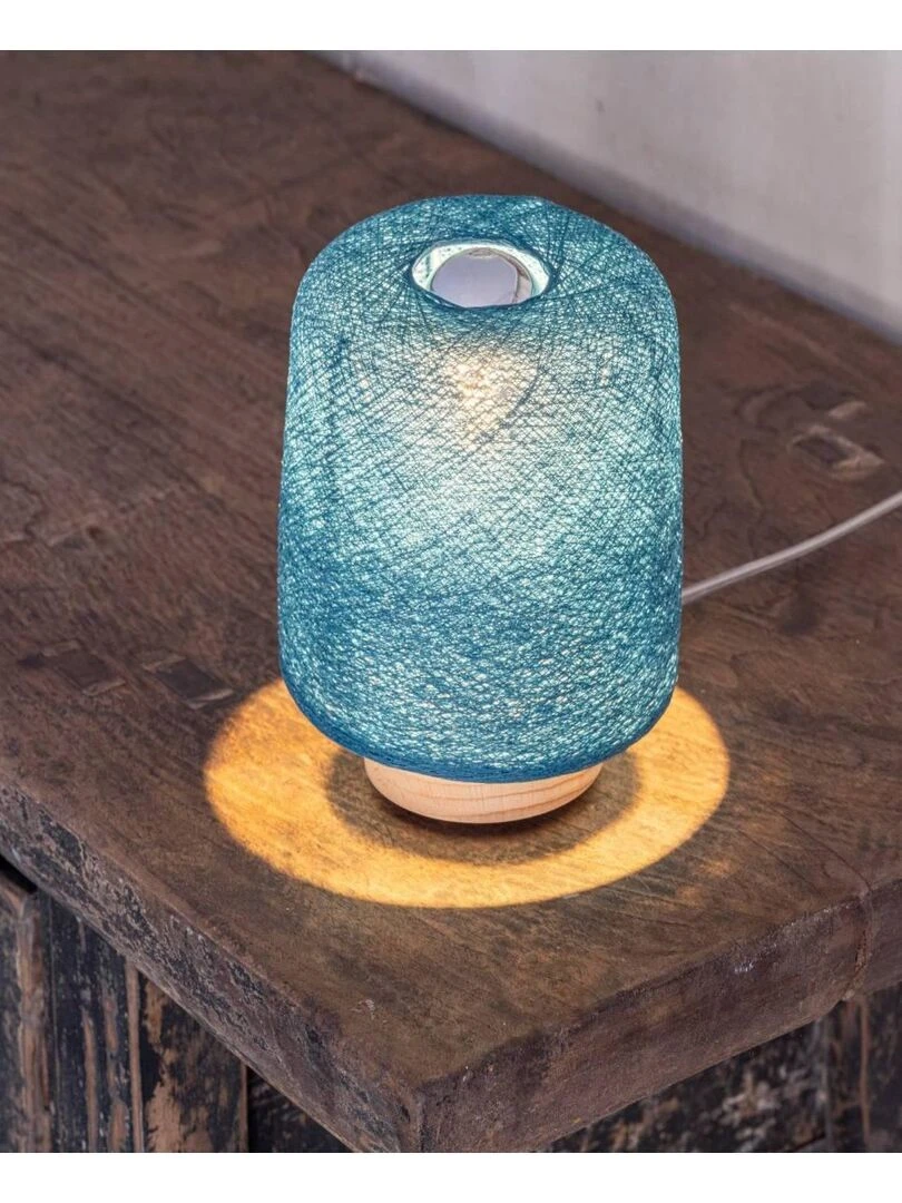 Lampe à poser Madison Bleu canard