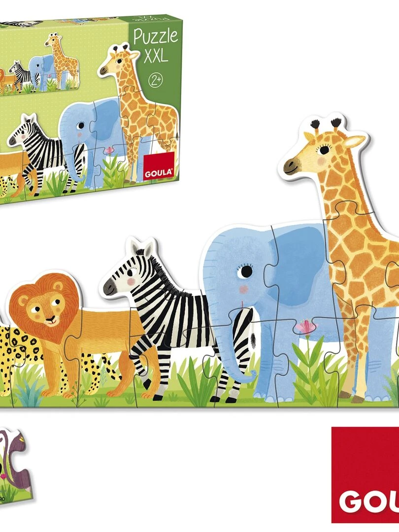 Puzzle Les animaux de la jungle XXL (16 pièces) N/A