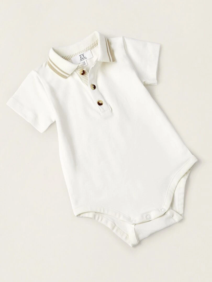 Body + Bloomer pour Nouveau Né   Blanc