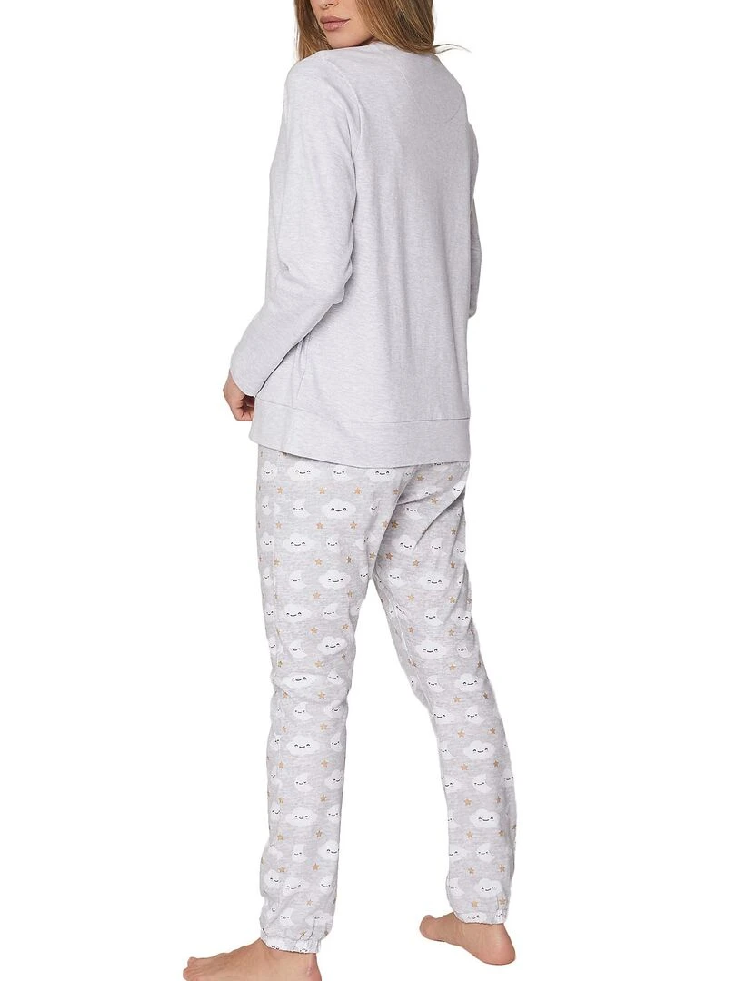 Pyjama pantalon top Dreaming Wonderful Gris