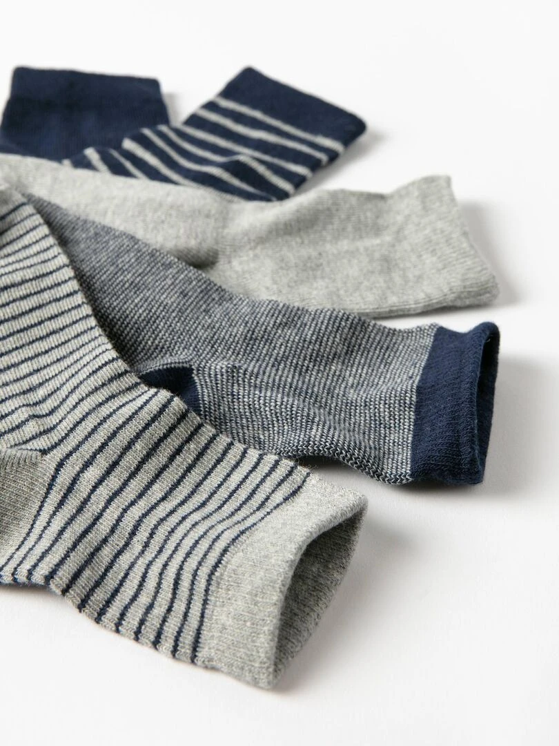 Lot de 5 Paires de Chaussettes pour Garçon 'Rayures' ESSENTIALS LINE Multicolore