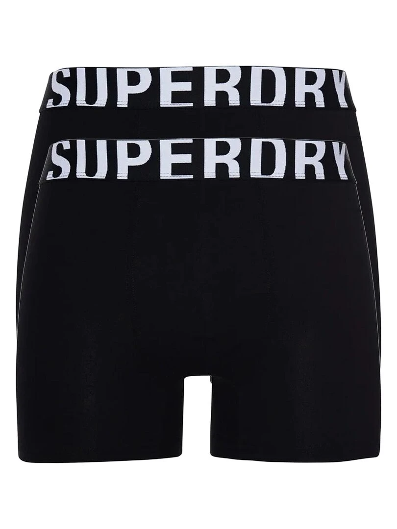 Pack de 2 boxers SuperDry Dual Noir